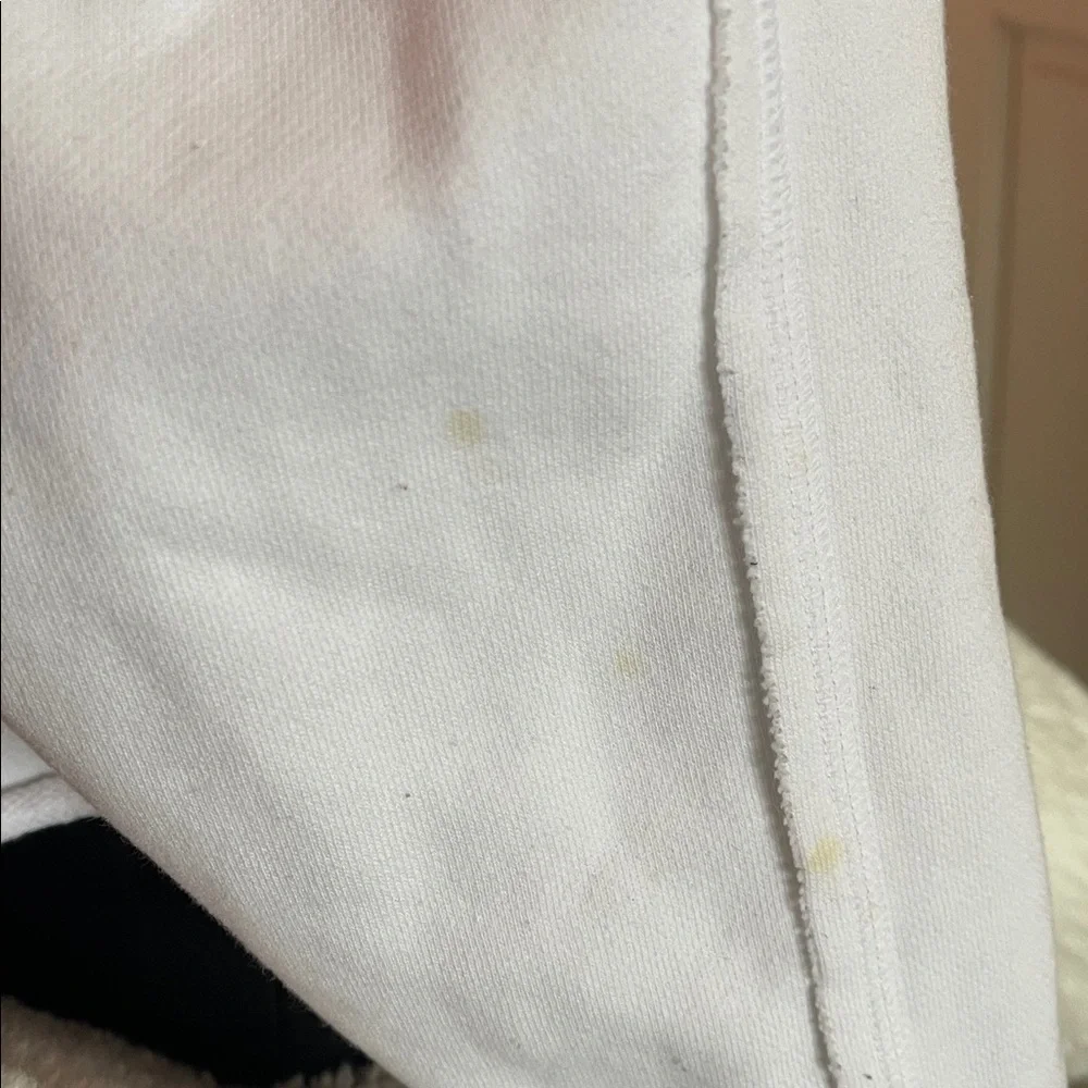 LG White Hoodie with Black Drawstrings - Picture 12 of 12